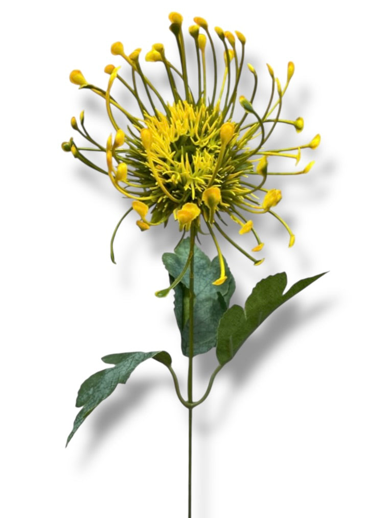 20'' Plastic Spider Mum Bush ( AR35430-YE )
