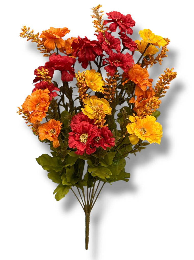 20 Mini Daisy/Astible Bush ( 106363-YL/RD )