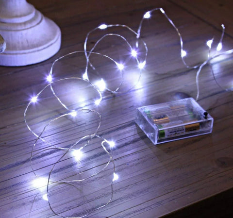 7.7’ Battery Operated Led Wire Decoration Light ( MWC-20C )
