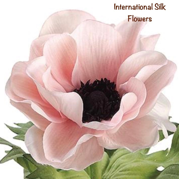 17" Silk Anemone Spray ( FSA801-PK/BK )