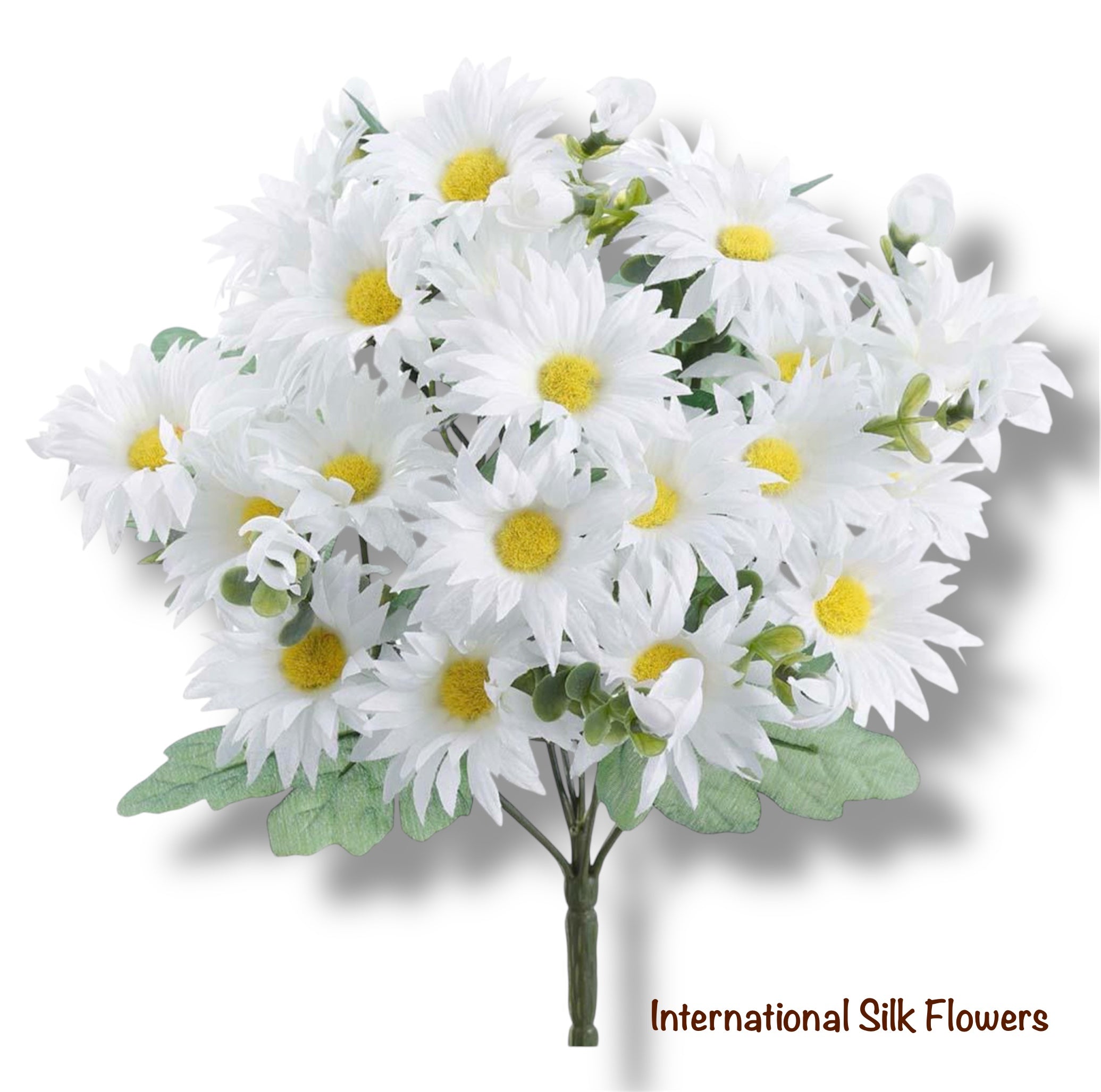 11" Daisy Bush ( FBD178-WH )