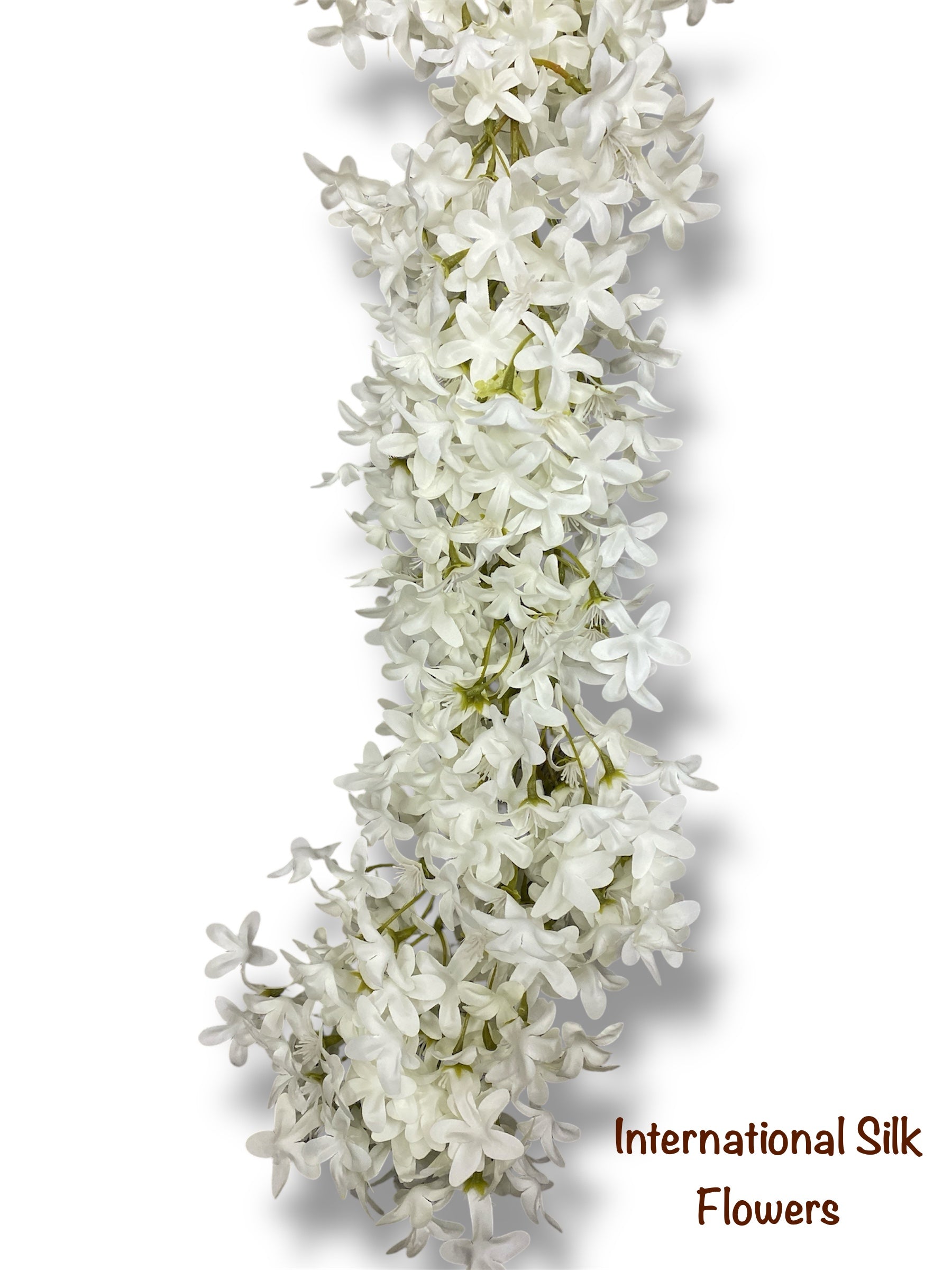white lily garland Los Angeles Wholesaler | 6' Star Lily Garland ( WG139 )- International Silk Flowers