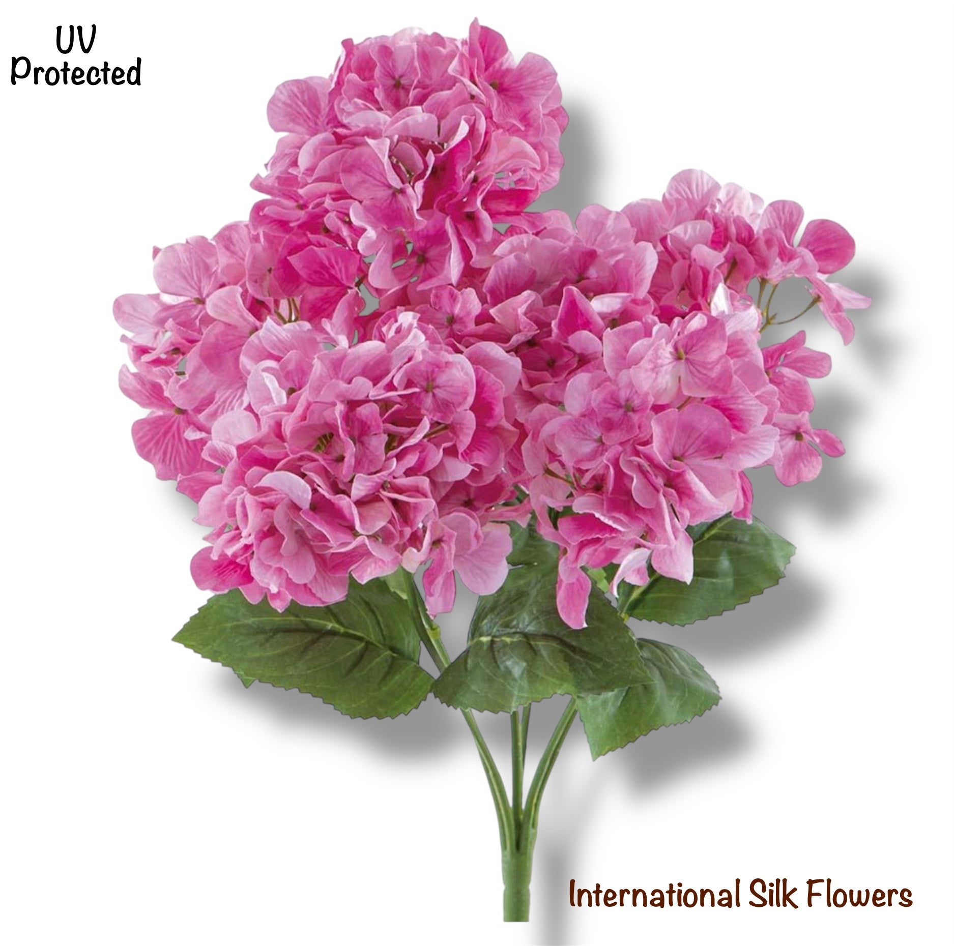 17.5" UV Protected Hydrangea Bush ( FBH162-BT )