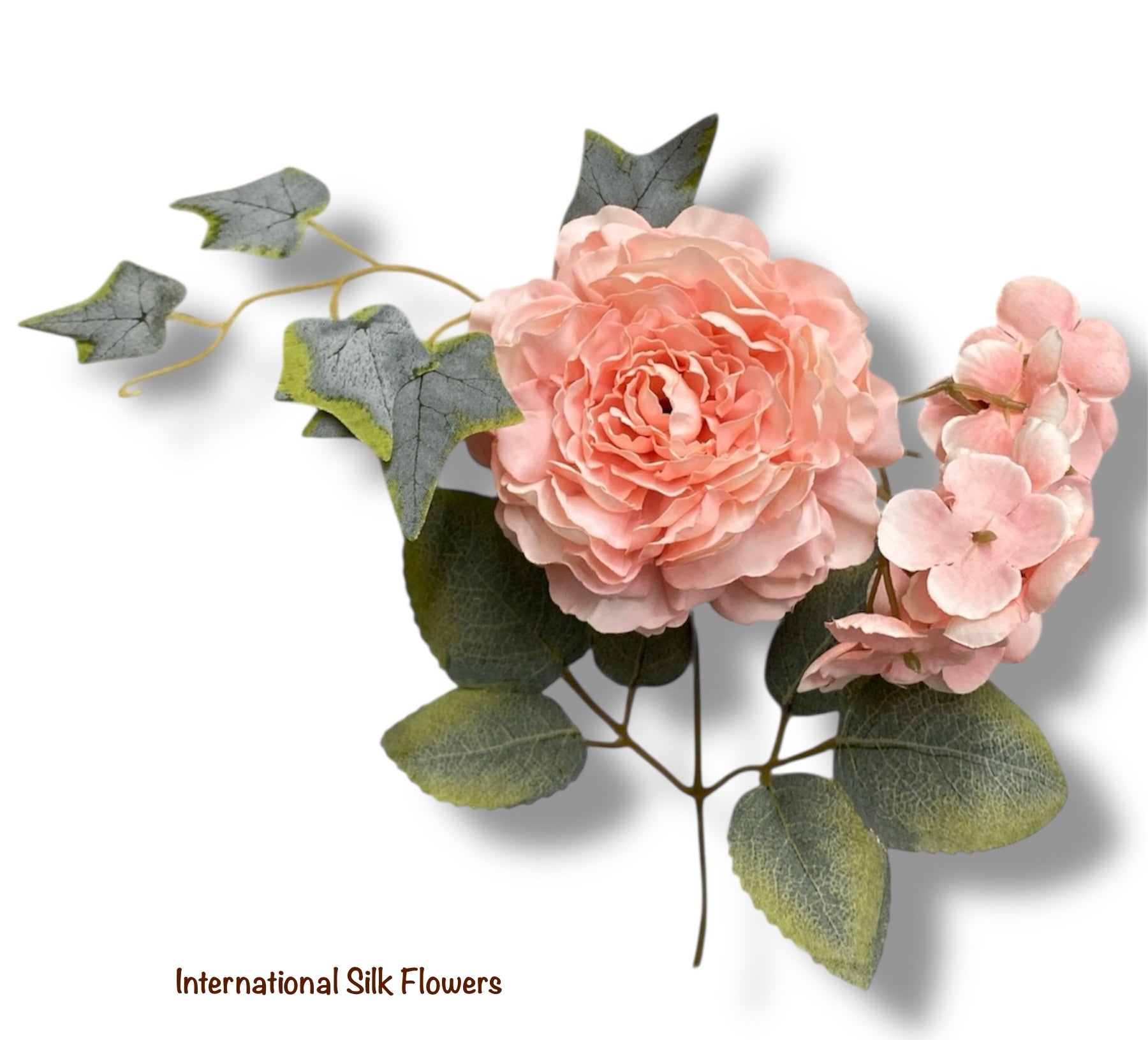12'' Peony Hydrangea Bush ( J05080-Pink )