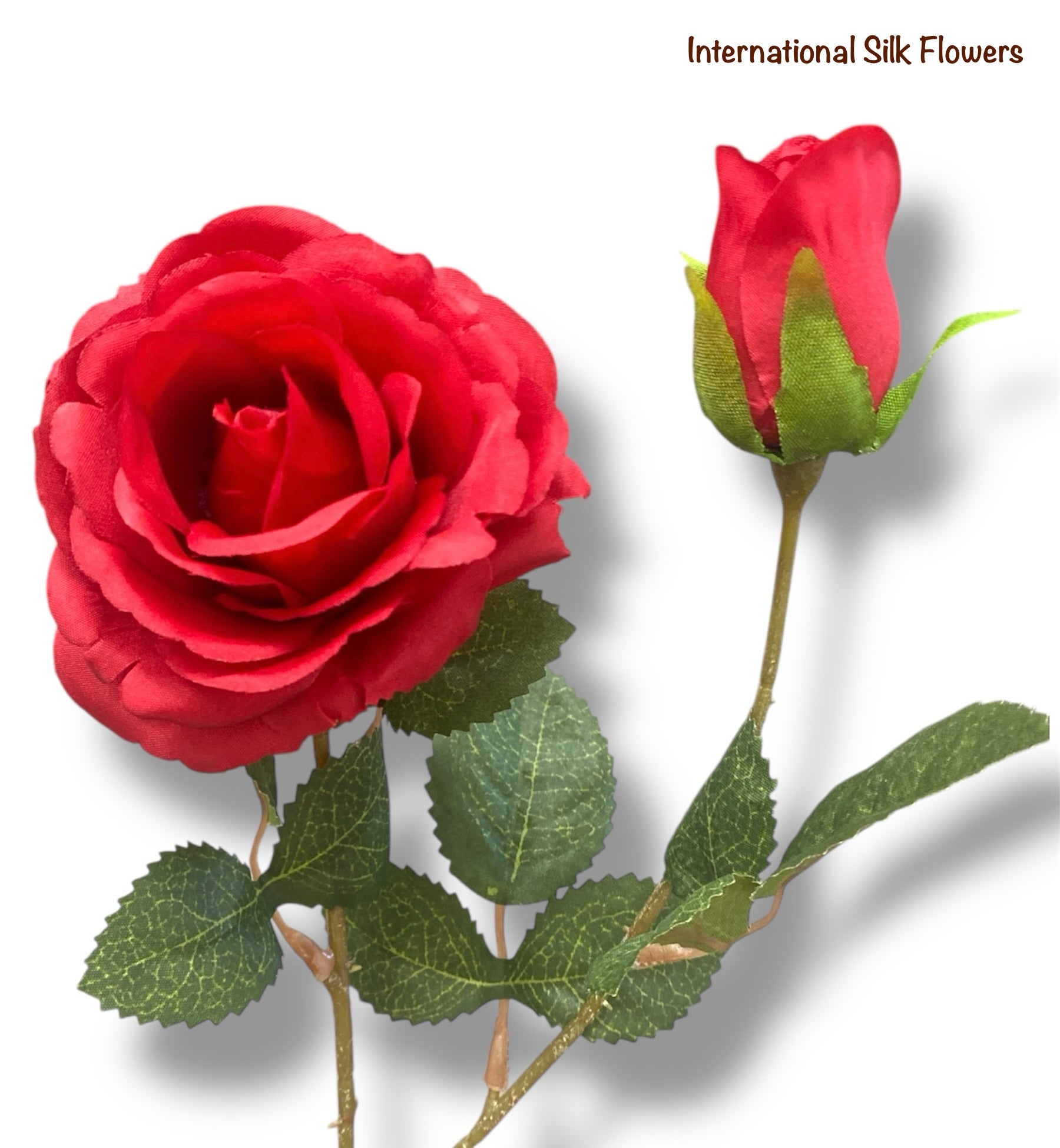 27.5'' Single Open Rose ( INT2326-Red )