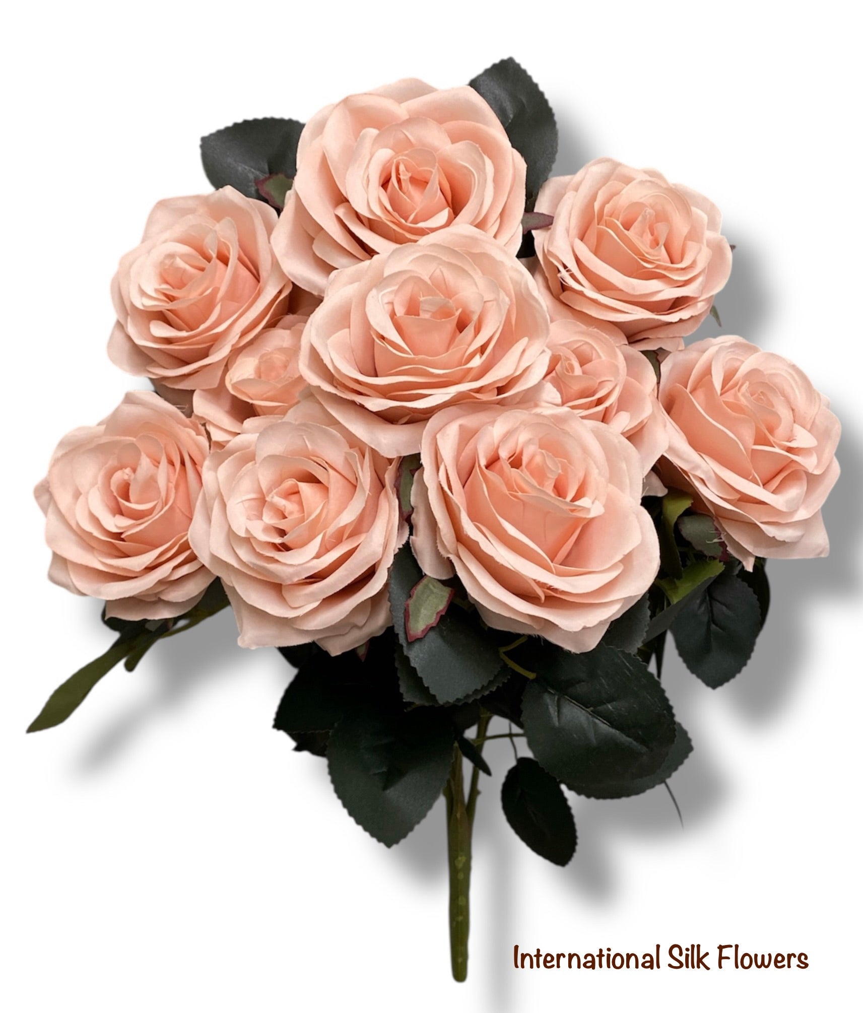 17.5'' Deluxe Rose Bush ( B1024N-#9 Dusty Mauve ) An10004