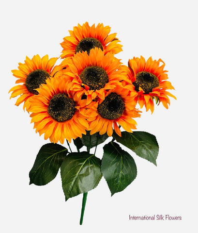 21'' Sun Flower ( AF8390-GD/YE )