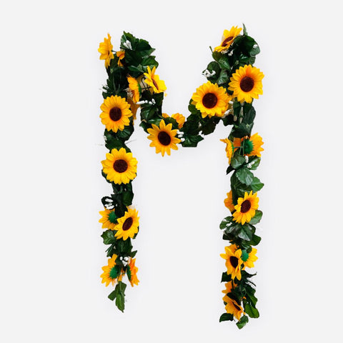 81" Silk Sunflower Chain Garland ( G122 )