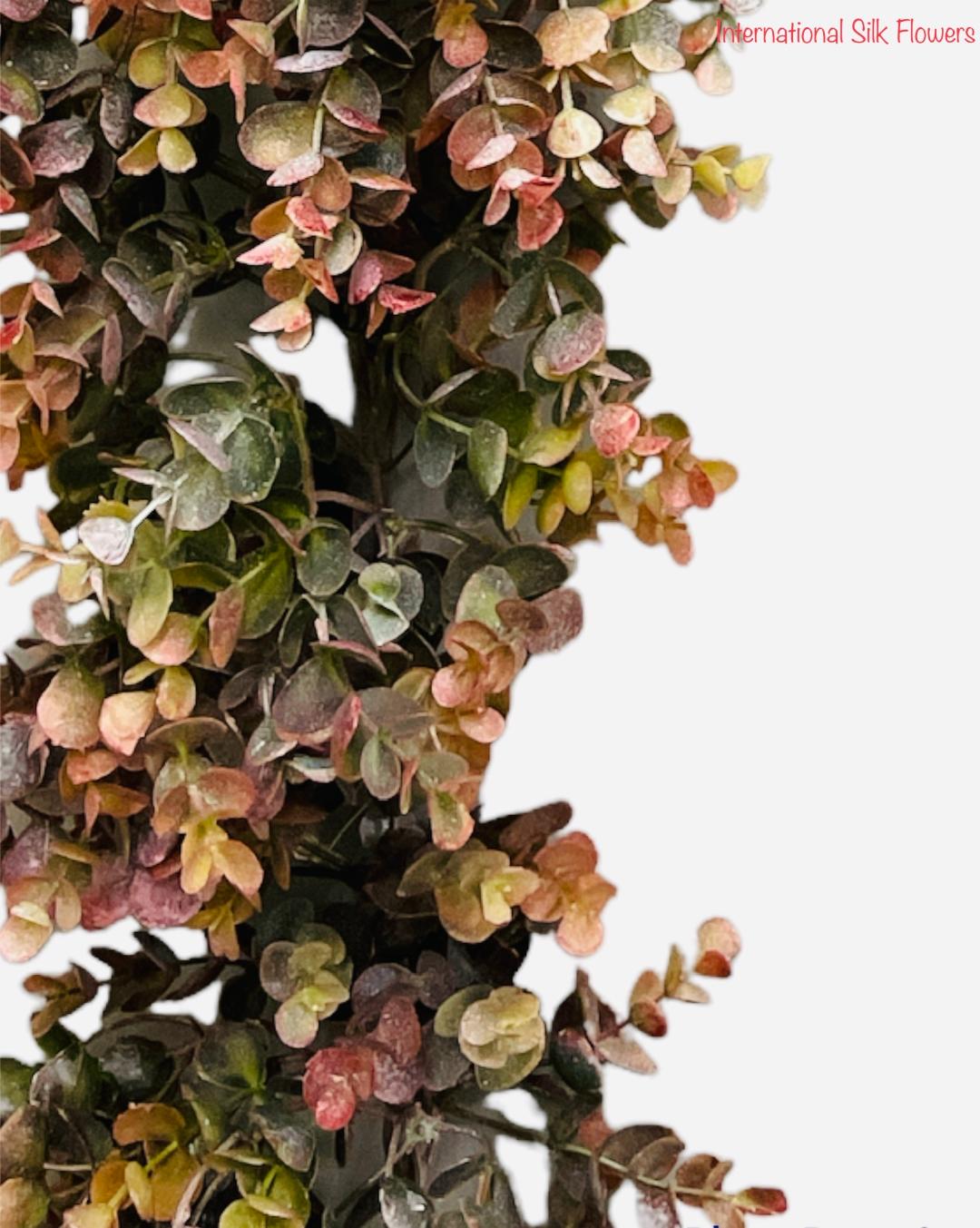 6' Plastic Eucalyptus Garland ( PEG101-Green/Red )