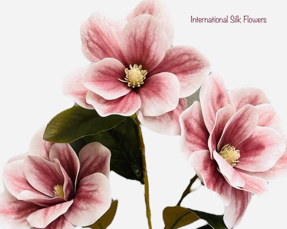 32”Real Touch Faux Magnolia Spray ( FSM203-LV )