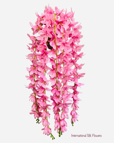 32'' Hanging Orchid Bush ( INT5130-2T/Pink )