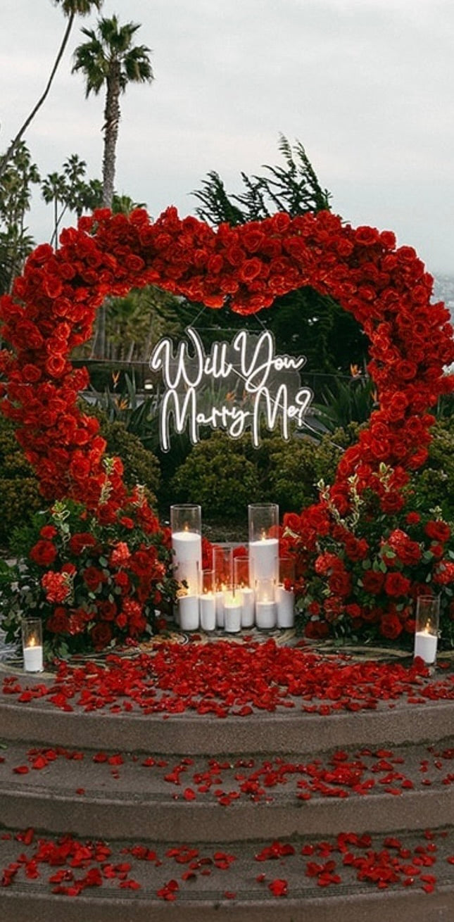 I am writing to you with a question that is very close to my heart. Will you marry me?