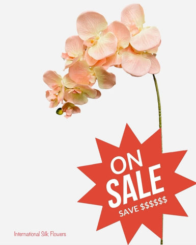 36" Silk Orchid Spray ( S1TJ16-Blush ) INT57A