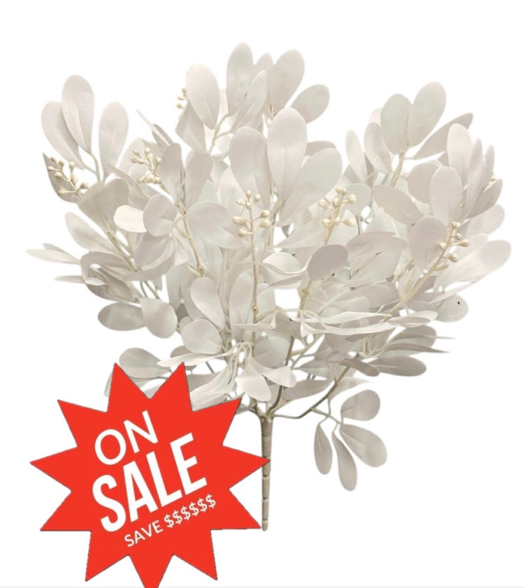 18'' Olive Bush ( INT81936-White )