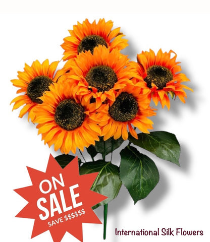 21'' Sun Flower ( AF8390-GD/YE )