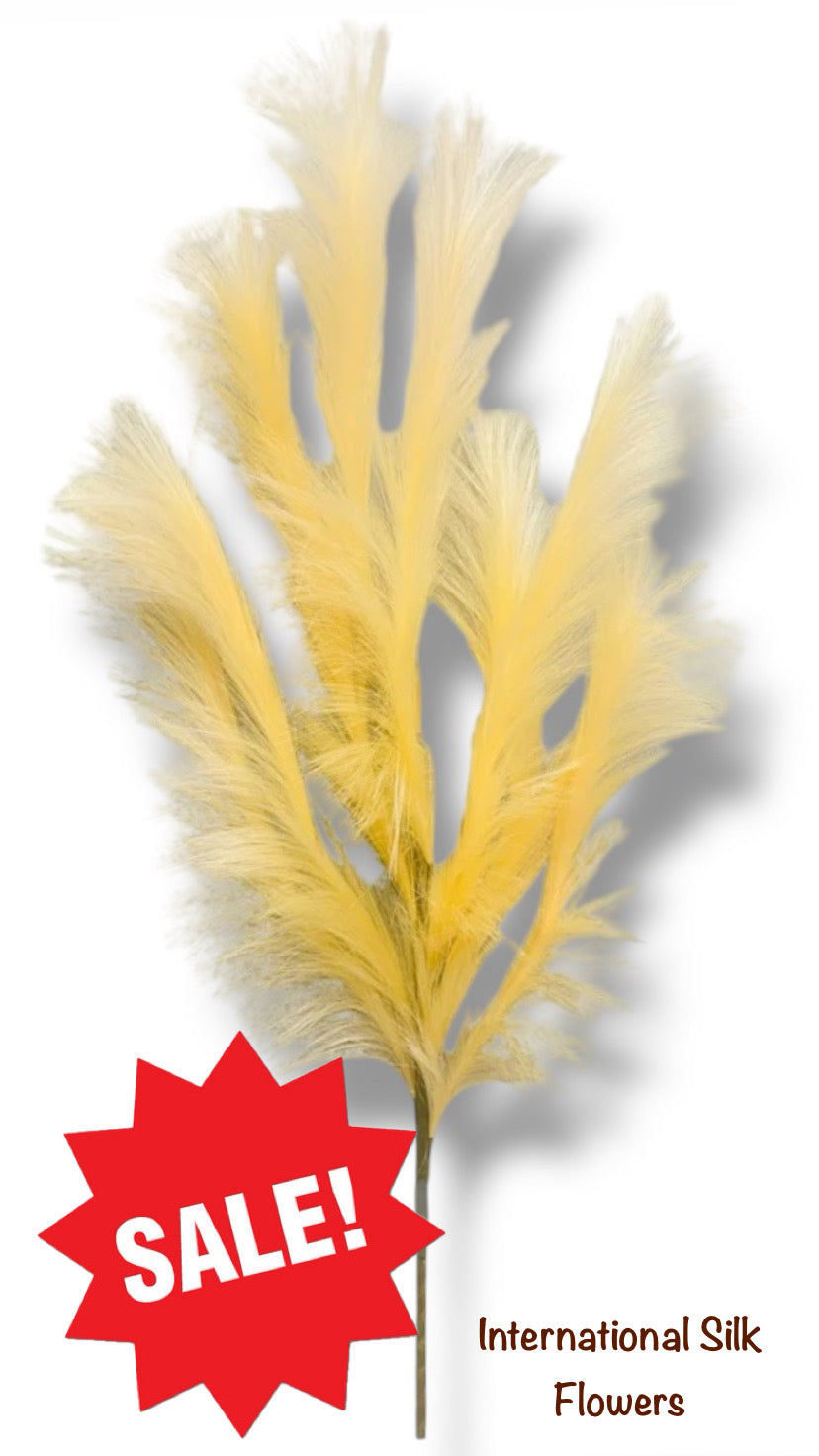 46” Silk Pampas Grass Spray ( SS801-#35 New Beige )