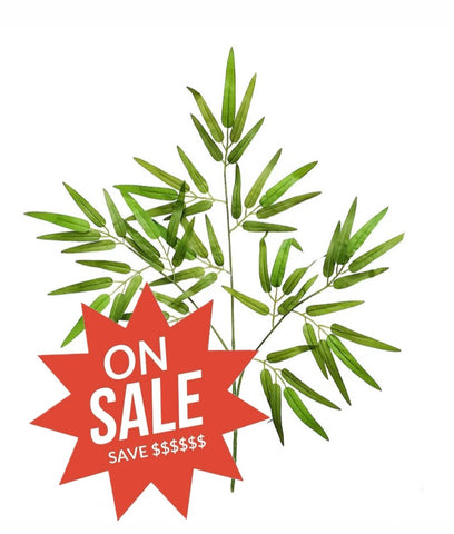 29" Faux Bamboo Leaf Spray  (  GA100-GR )