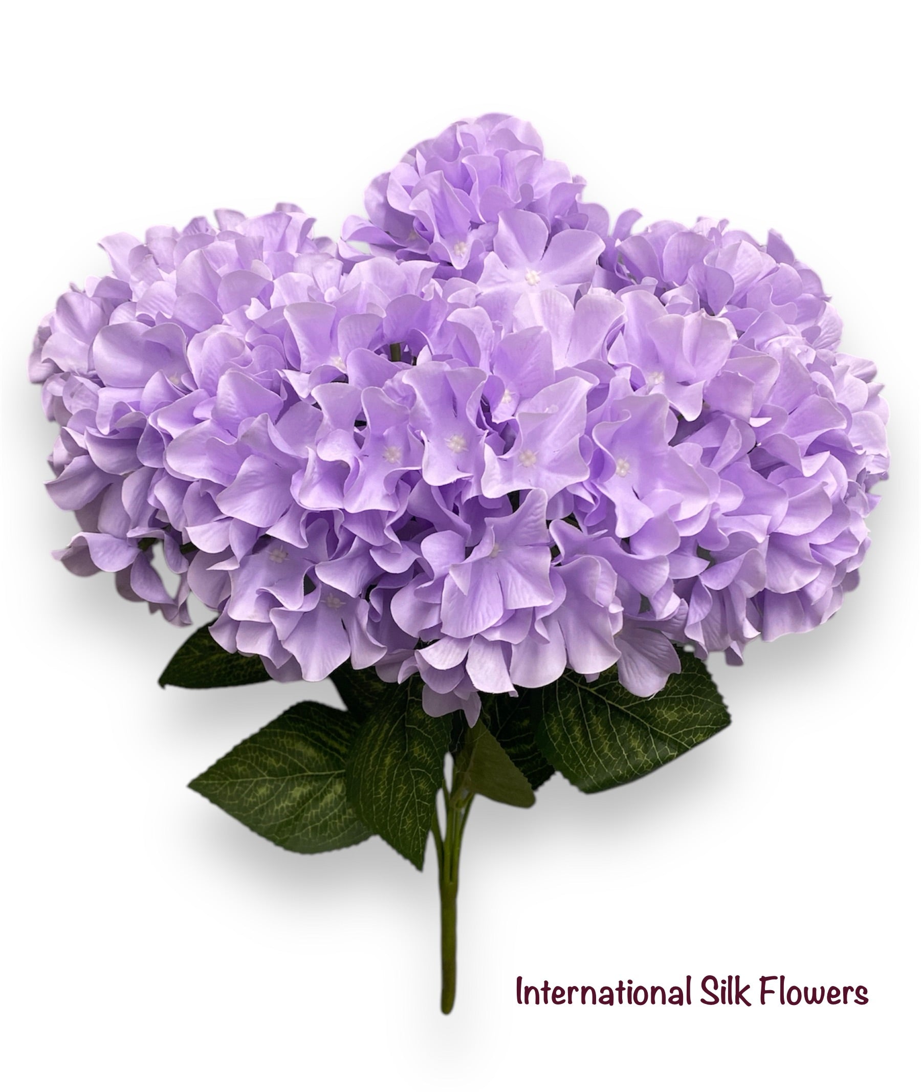 19" Artificial Hydrangea Bush ( SPH-7 Lavender )