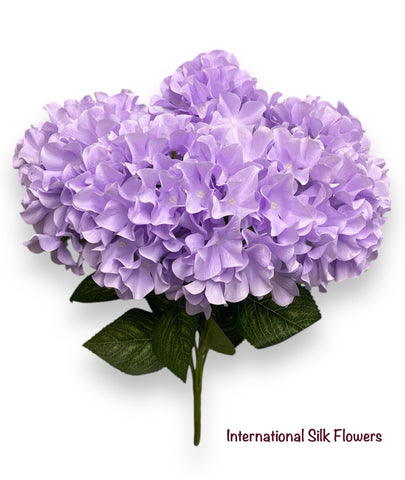 19" Artificial Hydrangea Bush ( SPH-7 Lavender )
