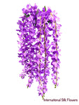 32'' Hanging Orchid Bush ( INT5130-Light Lavender )