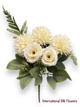 12'' Deluxe Small Bush ( J05078-Cream )