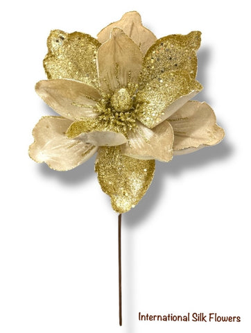25'' Christmas Single Magnolia Spray ( GF2276-CH )