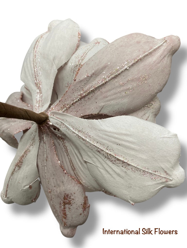 25'' Christmas Single Magnolia Spray ( GF2276-PK )