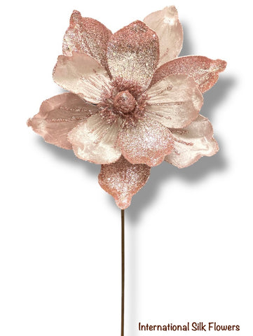 25'' Christmas Single Magnolia Spray ( GF2276-PK )