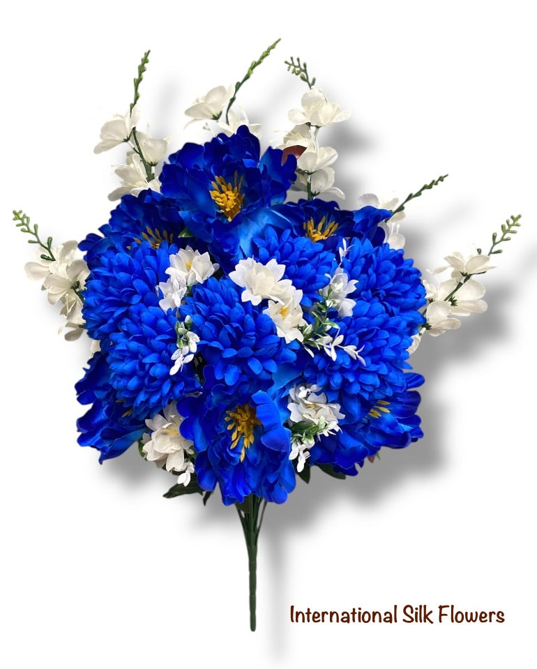 26'' Peony/Mum/Gladiolus Bush ( CW8041-NBL/CR )