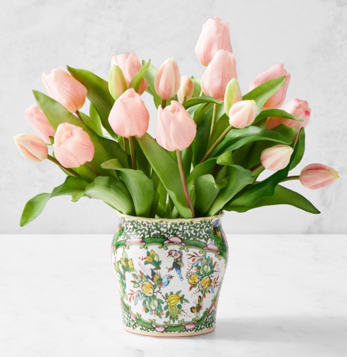 16'' Real Touch Tulip Bush ( RX-Y1001-#6 Pink )