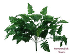 17'' Artificial Leatherleaf Fern Bush ( G8412-GR )
