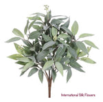 18" Frosted Seed Eucalyptus Bush ( PBE307-GR/FS )