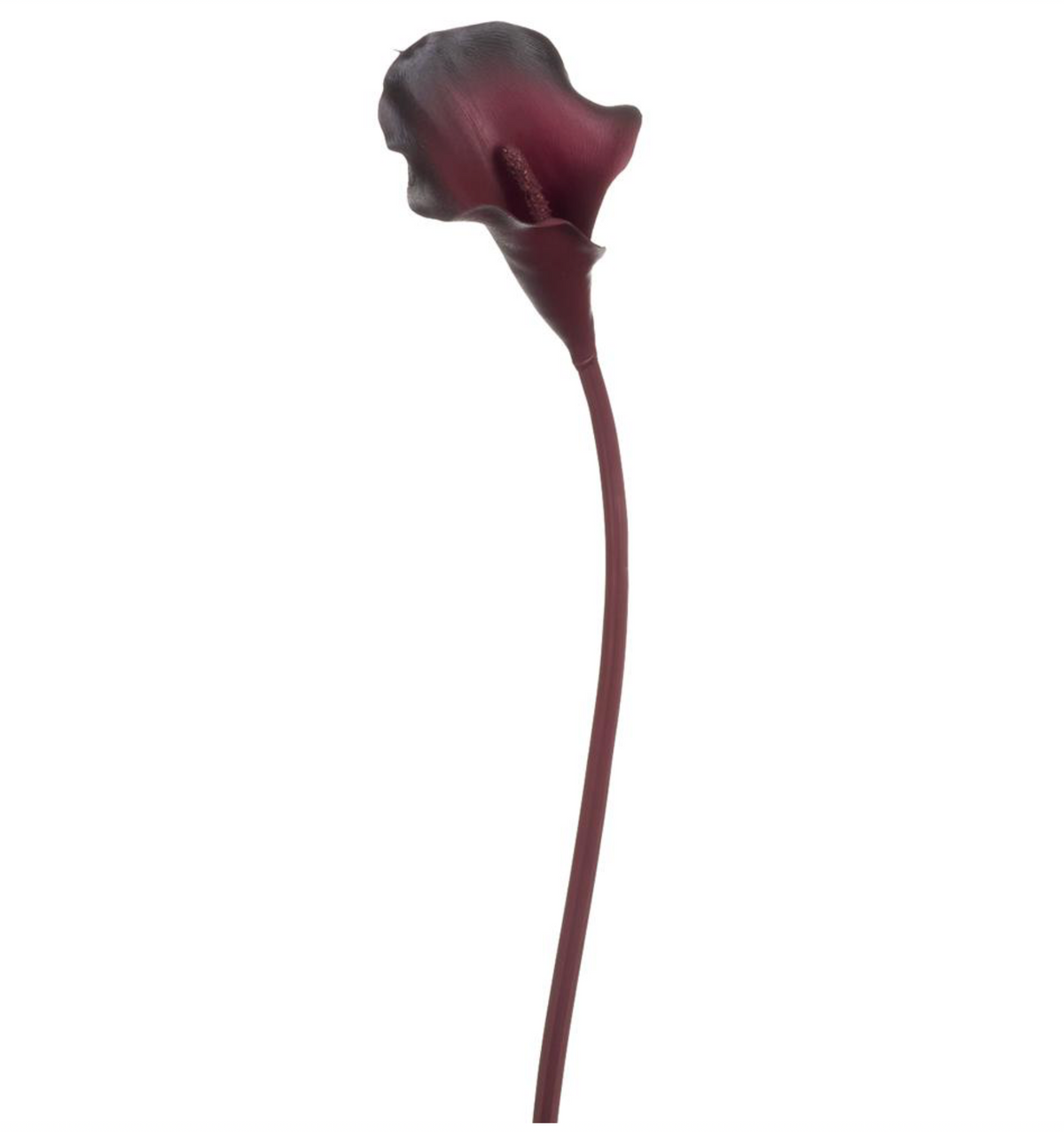 21" PVC Calla Lily Stem ( FSL500-Eggplant )