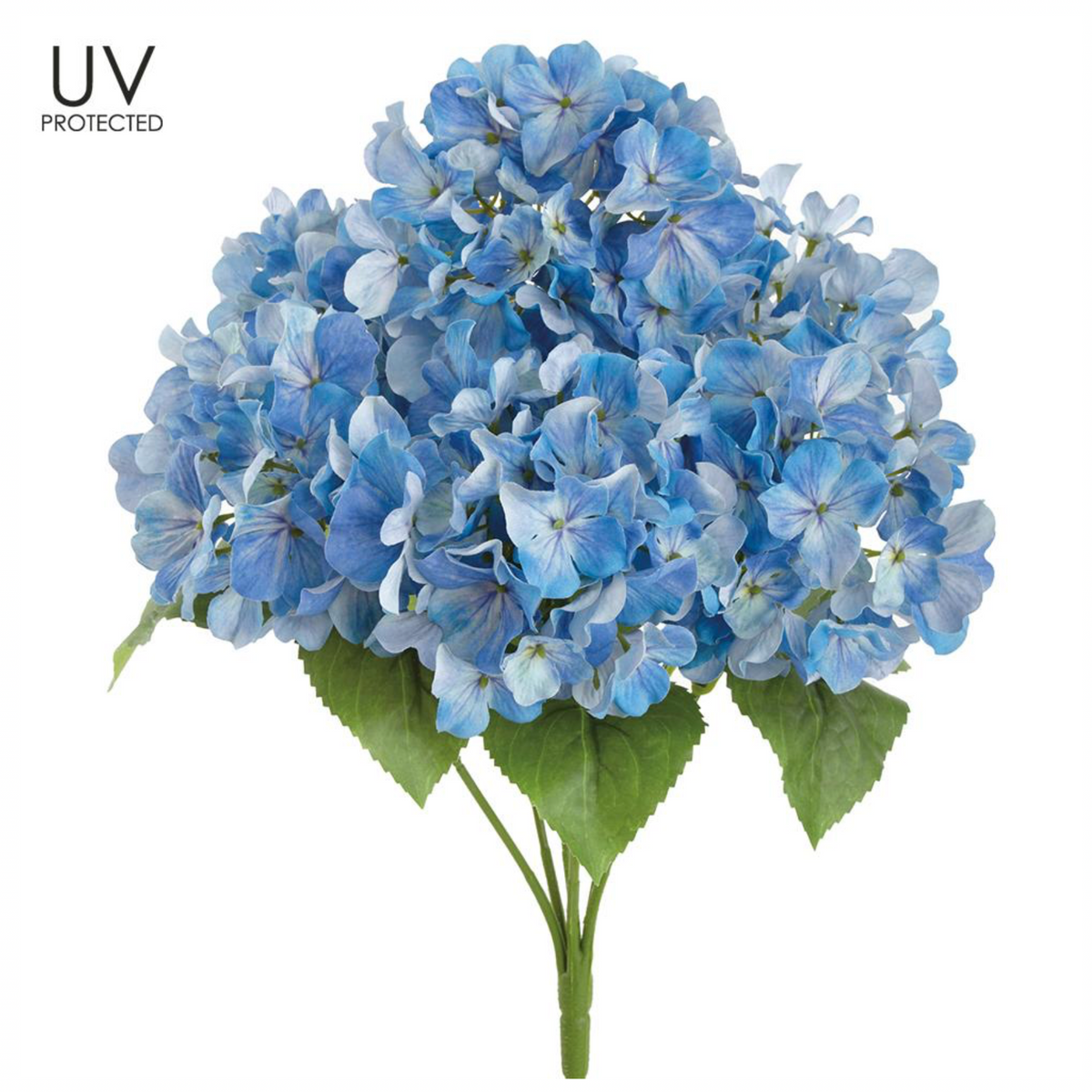 17.5" UV Protected Hydrangea Bush ( FBH162-BL )