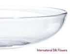 6'' Plastic Flower Plate ( 6'' Clear Dish )