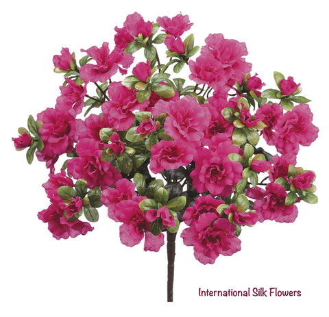 16'' Faux Mini Azalea Bush ( FBA203-Beauty )