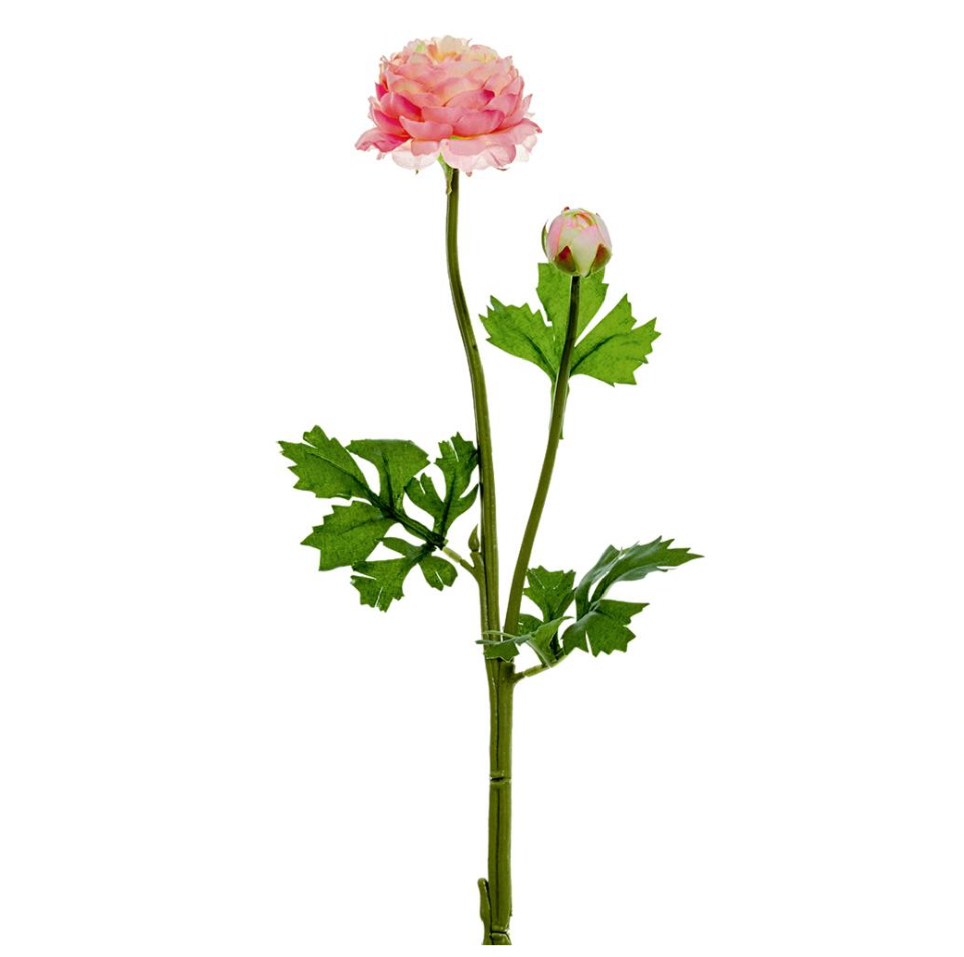 18.9" Ranunculus Spray ( FSR277-Pink/Cream )