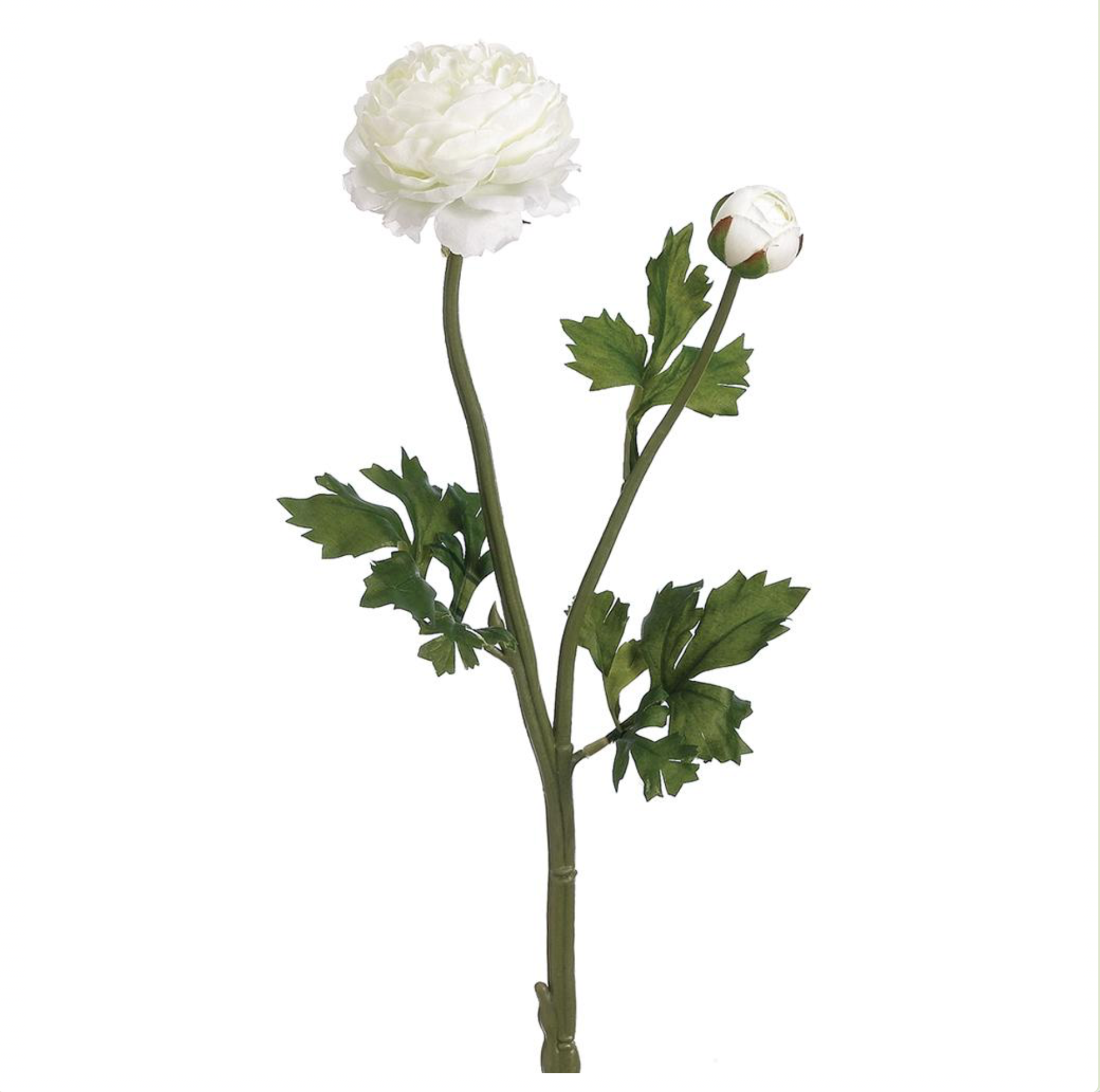 18.9" Ranunculus Spray ( FSR277-White )