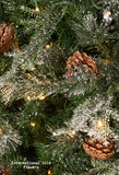 7'Hx44"D Snowed Pine Tree ( YT0987 )