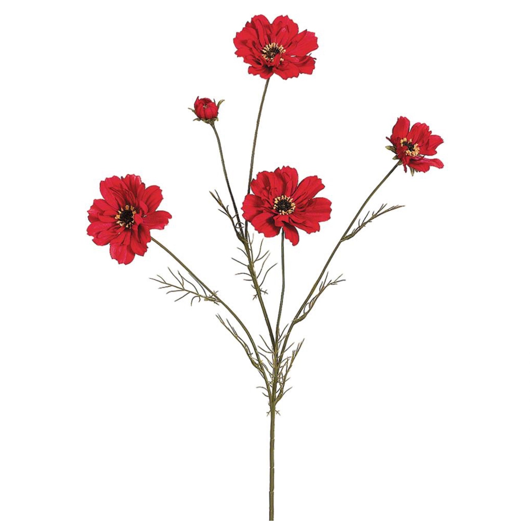 32" Faux Cosmos Spray ( FSC020-Red )