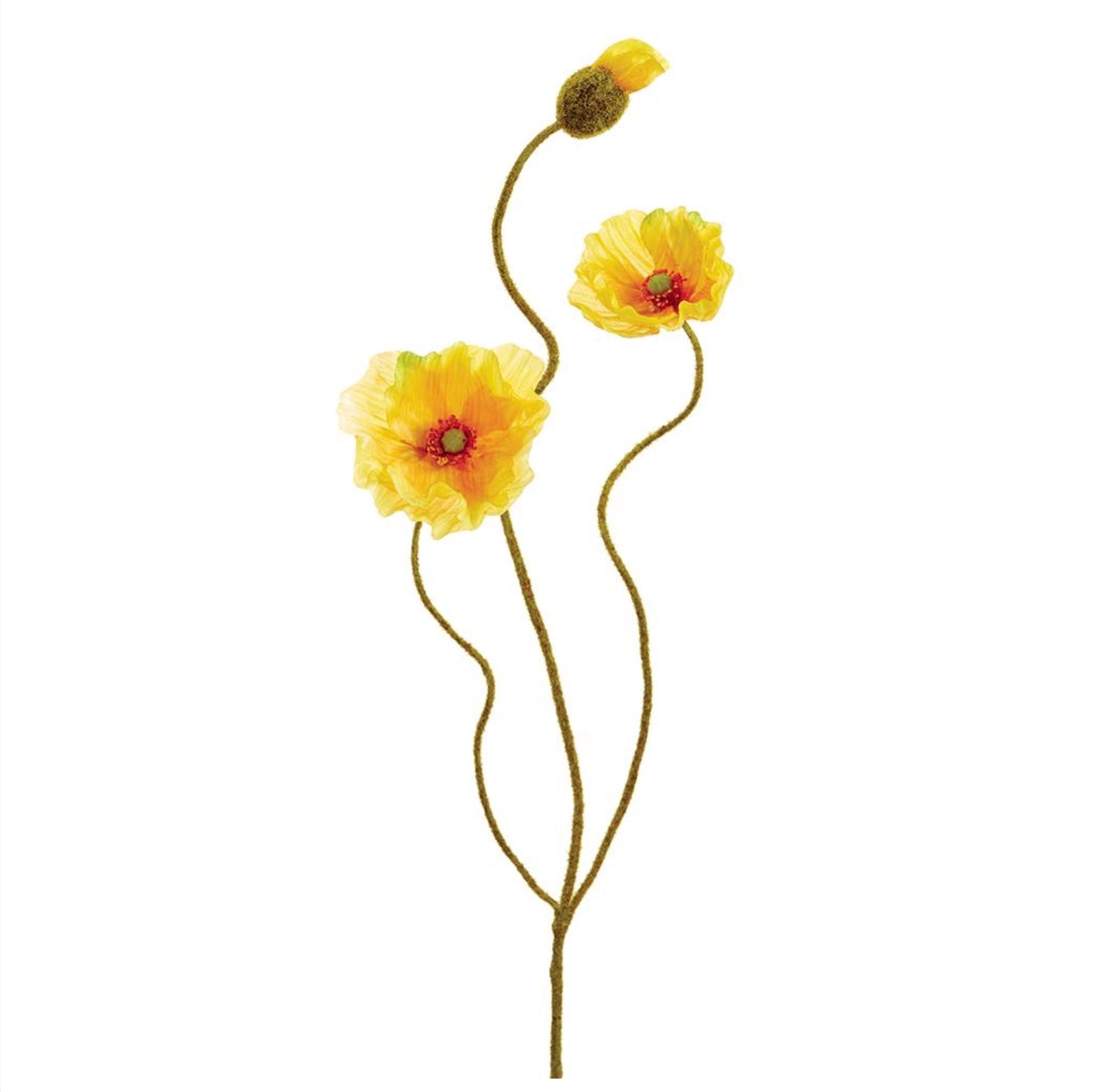 24.4'' POPPY SPRAY ( FSP208-Yellow )