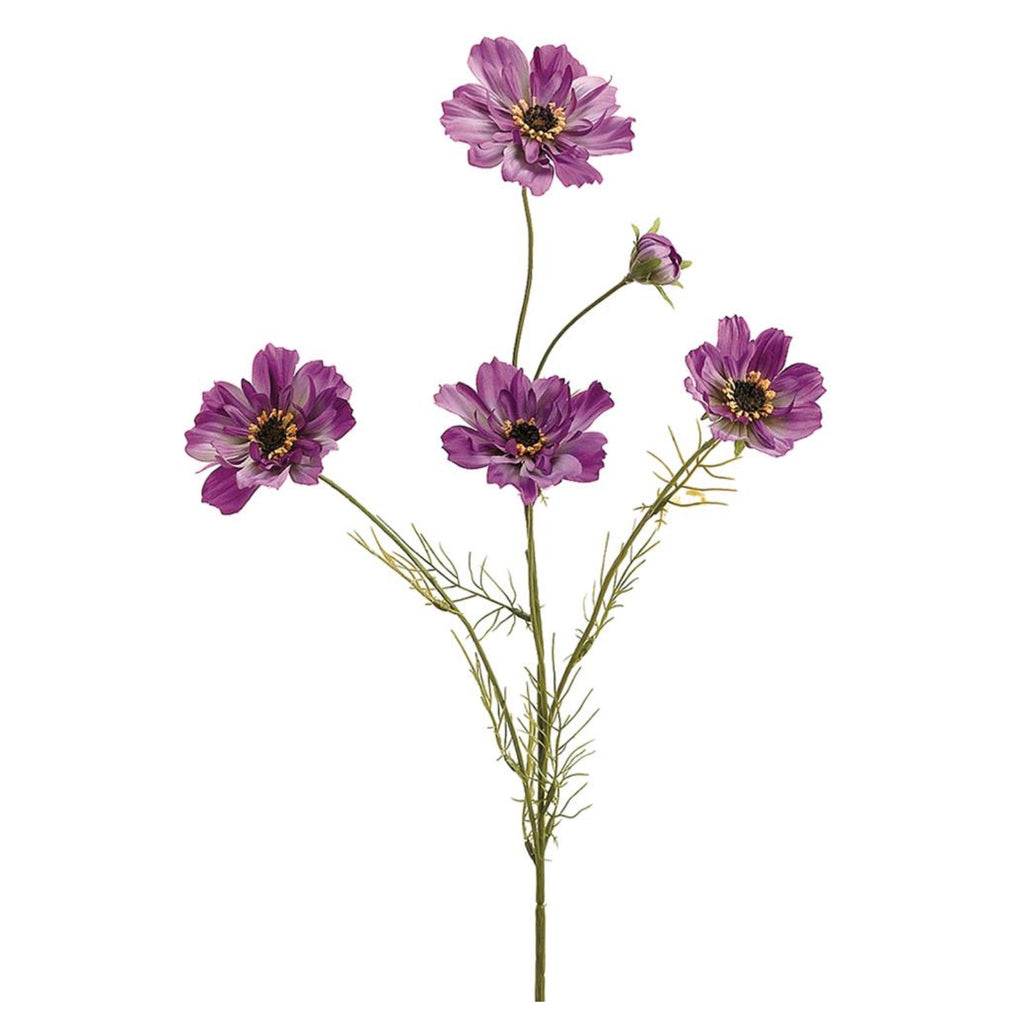 32" Faux Cosmos Spray ( FSC020-Purple )