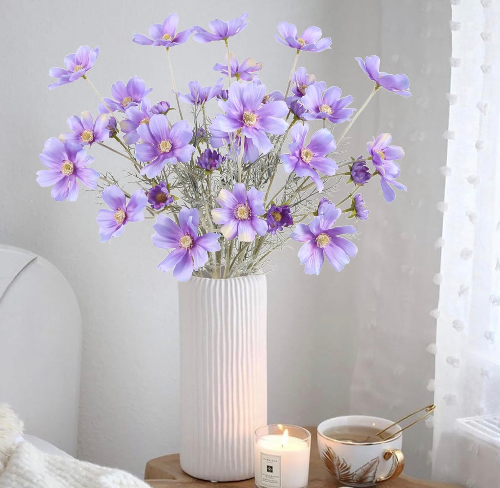 32" Faux Cosmos Spray ( FSC020-Purple )