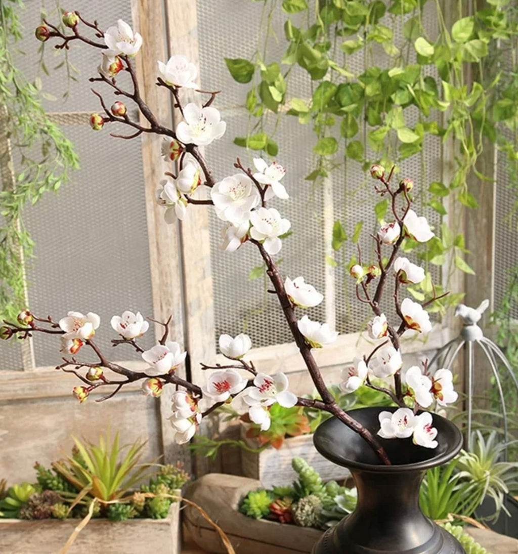 45.5" Peach Blossom Spray ( FP2033-Cream )