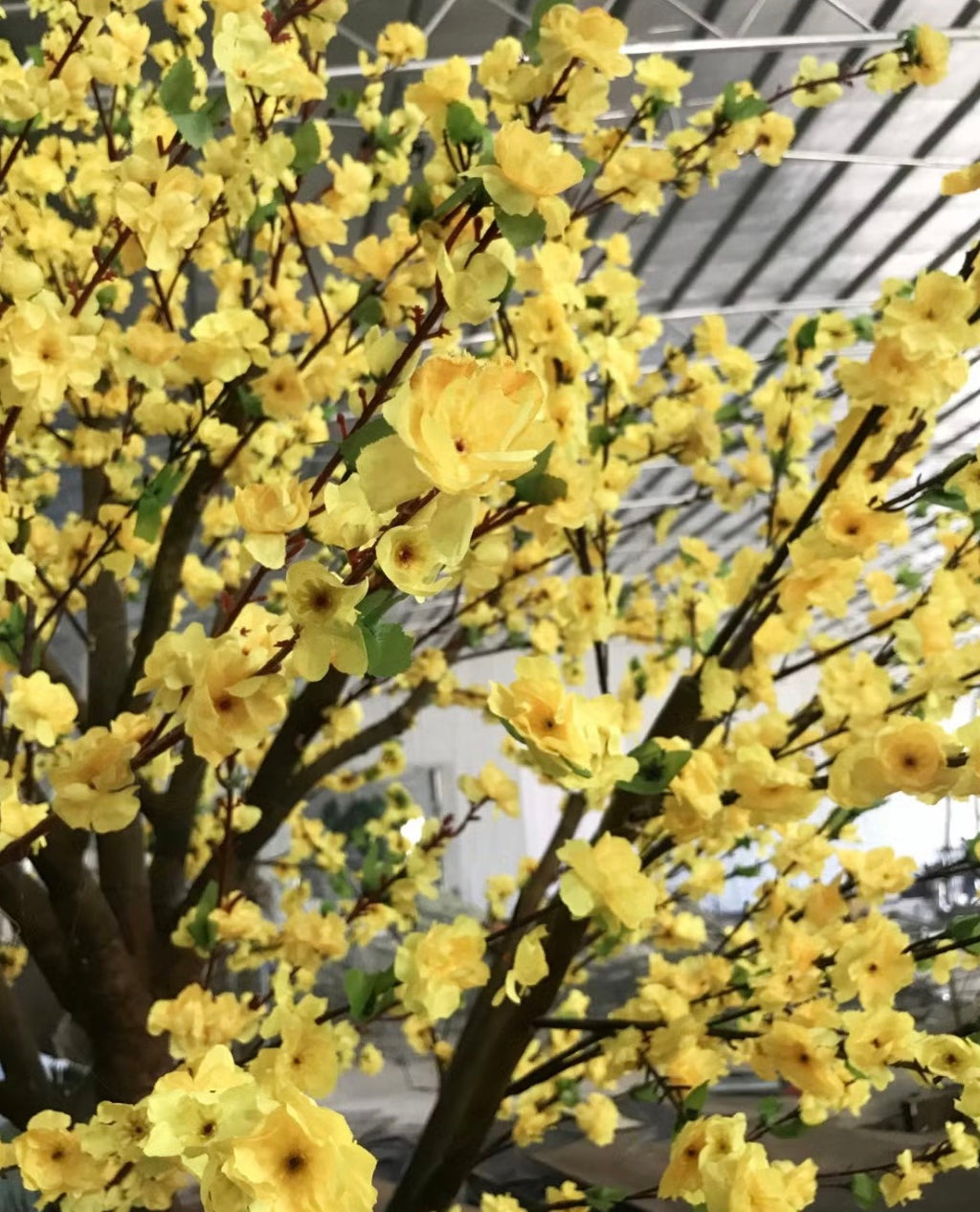 45.5" Peach Blossom Spray ( FP2033-Yellow )