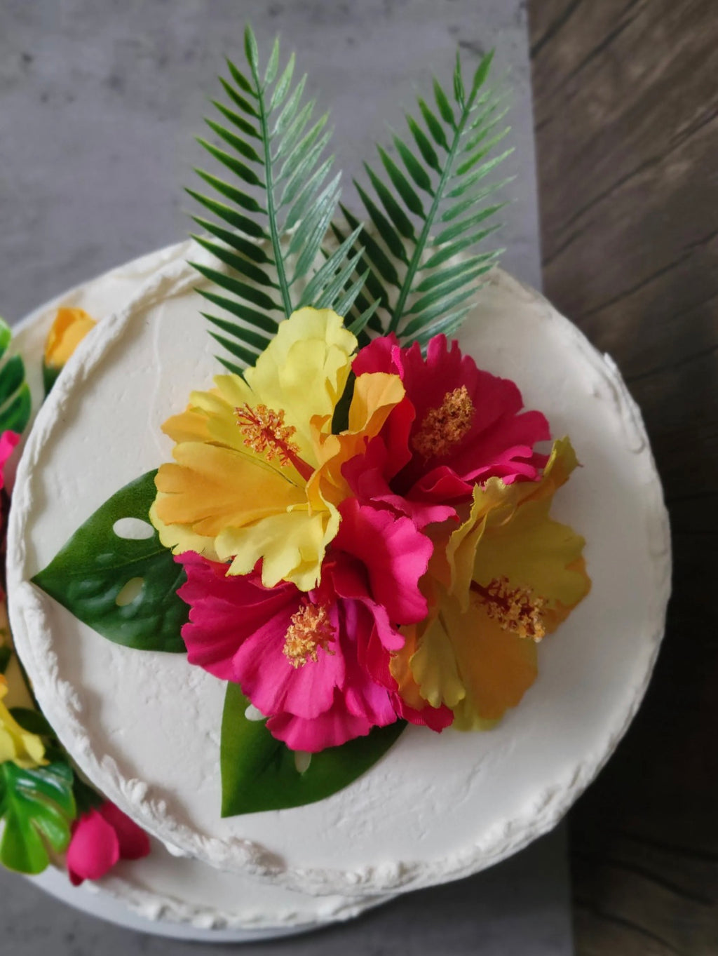 19'' Artificial Hibiscus Bush ( FBH168-Yellow )