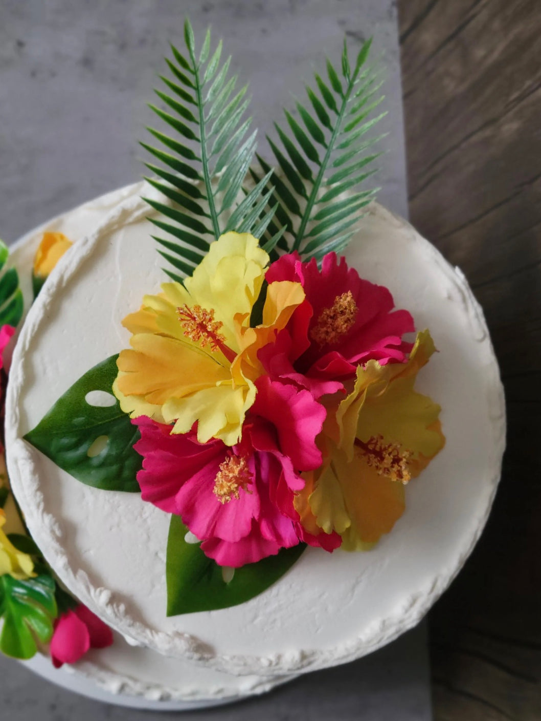 19'' Artificial Hibiscus Bush ( FBH168-Yellow )