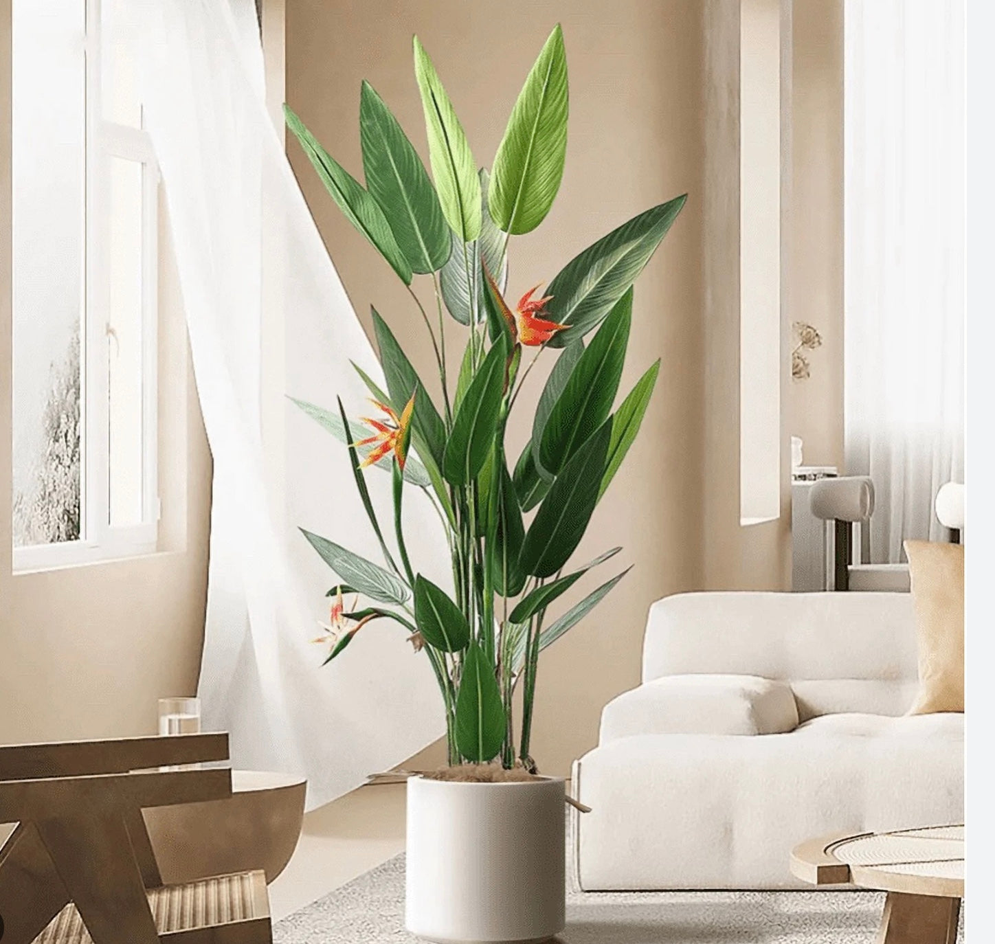 36" Plastic Bird of Paradise Flower Spray ( 161001 )