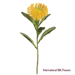 26" Open Needle Protea Spray ( FSP752-Yellow )