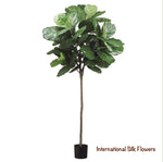 7' Artificial Fiddle Leaf Fig Tree ( LTF257-GR )